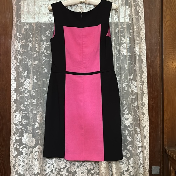 Banana republic, pink, and black dress only used once size 10 - Picture 3 of 4